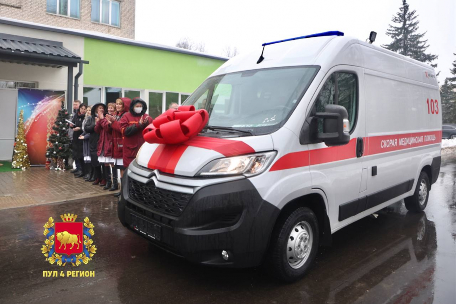 Лидской ЦРБ подарили автомобиль скорой медицинской помощи